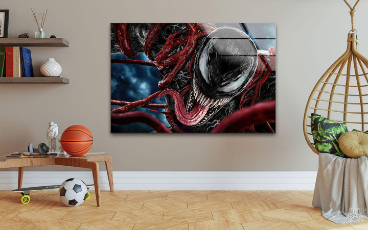 Marvel Venom Glass Photo Prints for Wall