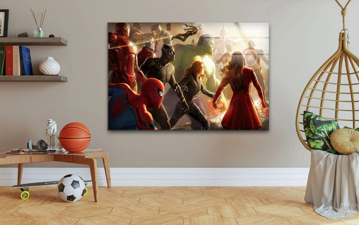 Marvel Avengers Glass Wall Art art glass wall art, glass wall art pictures

