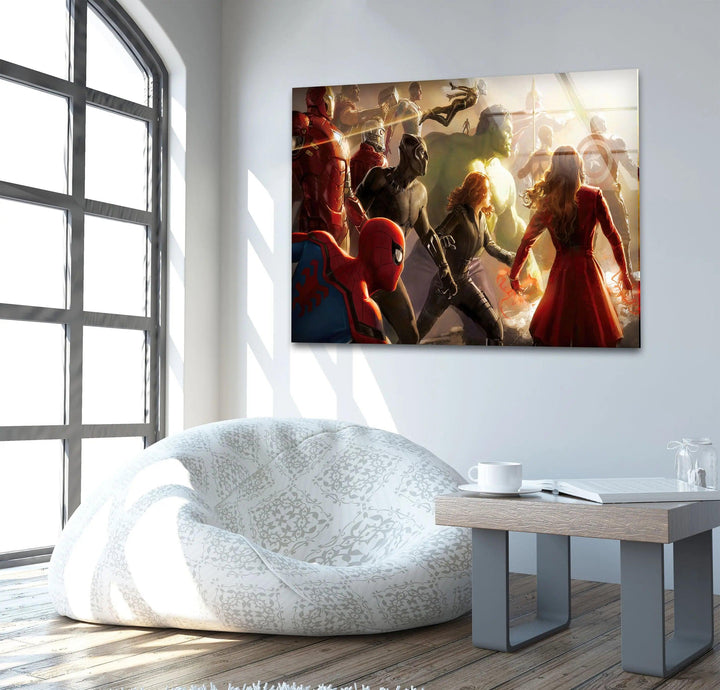Marvel Tempered Glass Wall Art - MyPhotoStation
