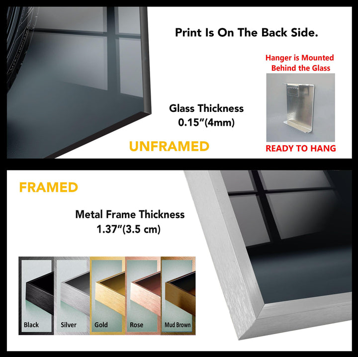 Mercedes Tempered Glass Wall Art - MyPhotoStation