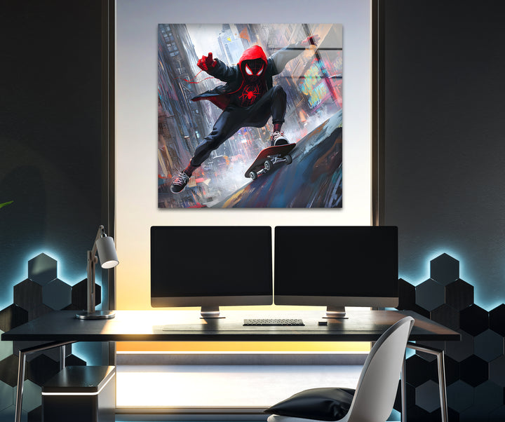 Striking superheroes art perfect for fans, blending iconic imagery with artistic flair