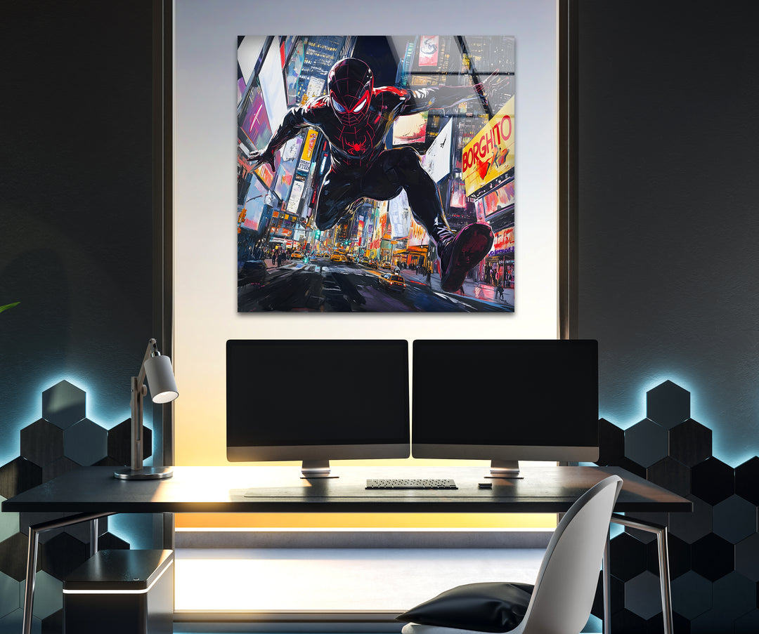 Striking superheroes art perfect for fans, blending iconic imagery with artistic flair
