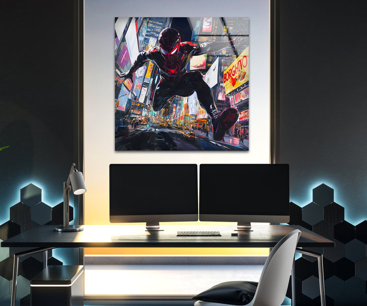 Striking superheroes art perfect for fans, blending iconic imagery with artistic flair
