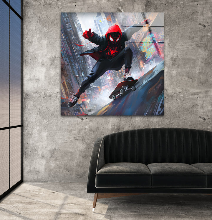 Eye-catching superheroes artwork designed to bring excitement and dynamic energy to any room
