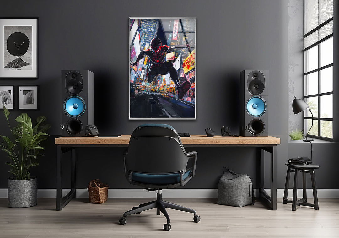 Superheroes art showcasing iconic characters brought to life with bold and vibrant designs
