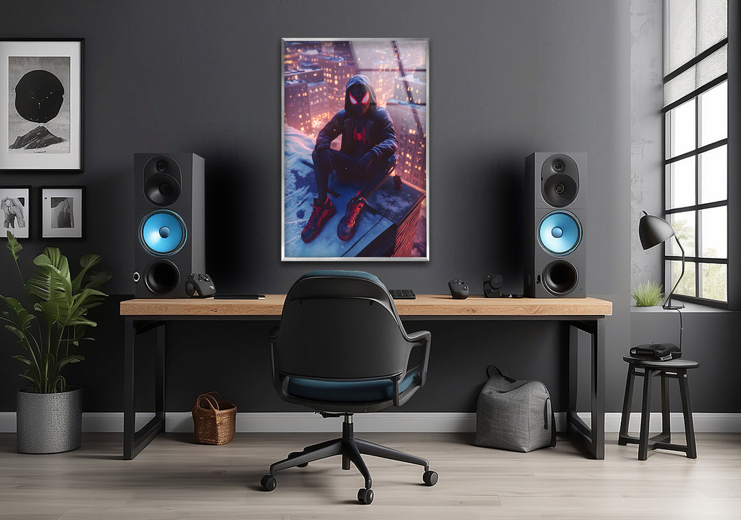 Striking superheroes art perfect for fans, blending iconic imagery with artistic flair
