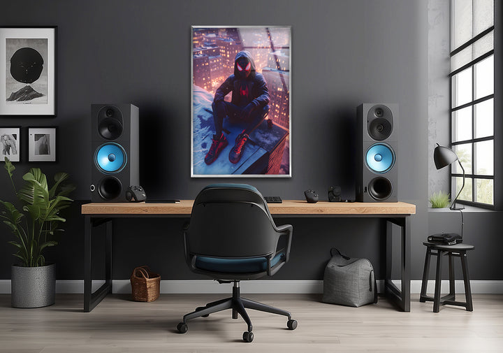 Striking superheroes art perfect for fans, blending iconic imagery with artistic flair

