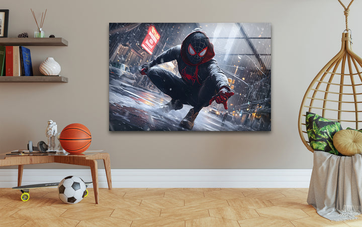 Eye-catching superheroes artwork designed to bring excitement and dynamic energy to any room
