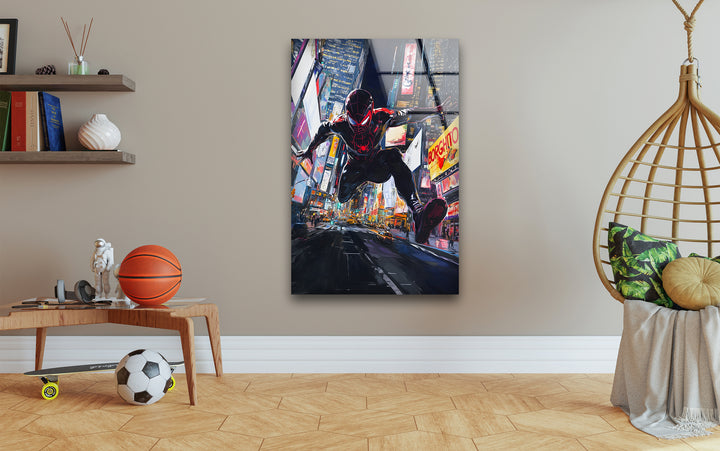 Superheroes artwork highlighting famous characters with vivid colors and imaginative details
