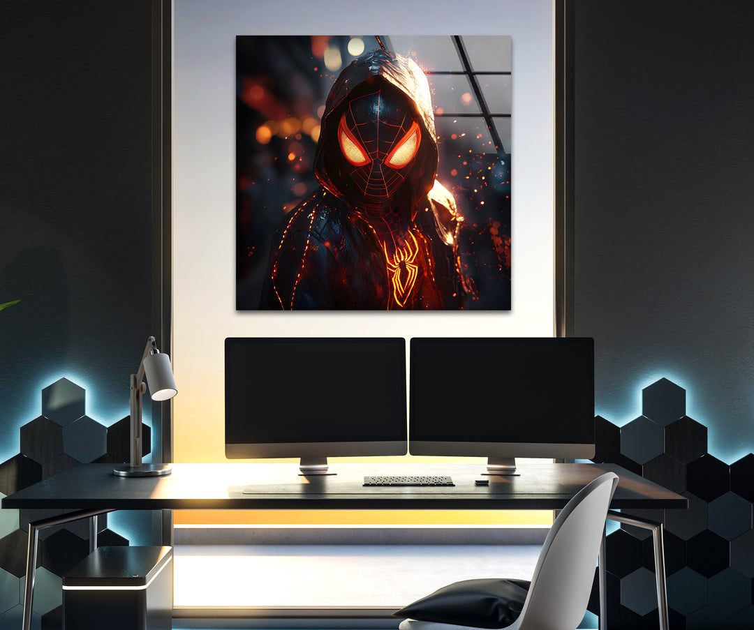 Striking superheroes art perfect for fans, blending iconic imagery with artistic flair
