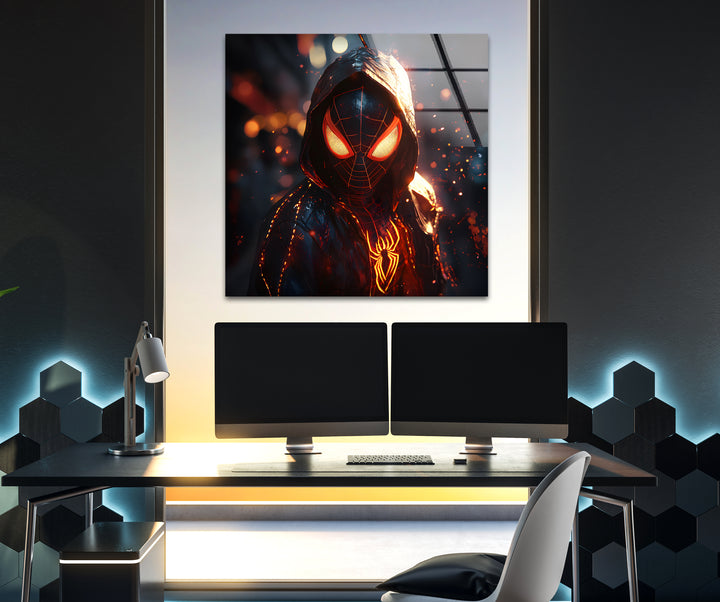 Striking superheroes art perfect for fans, blending iconic imagery with artistic flair
