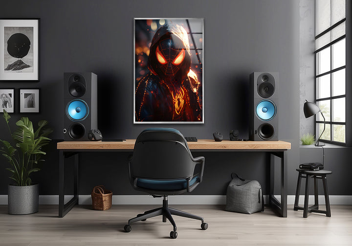 Superheroes art showcasing iconic characters brought to life with bold and vibrant designs
