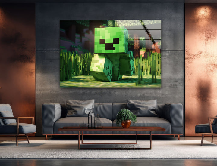 Bold and imaginative video game art perfect for creating a personalized and exciting gaming decor theme
