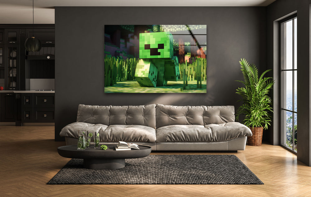 Gamer wall decor featuring unique and detailed video game art to enhance any gaming setup
