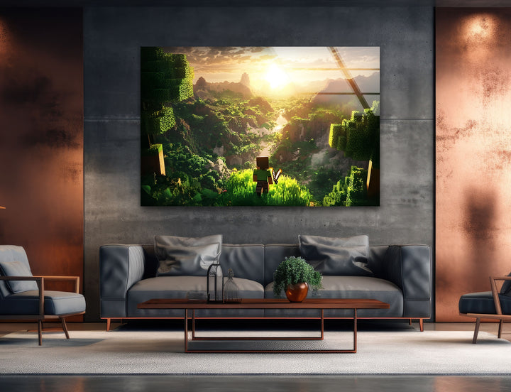Gaming decor that brings the excitement of video games to life with bold and colorful prints
