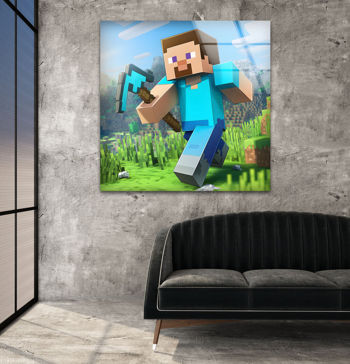 Gaming decor that brings the excitement of video games to life with bold and colorful prints
