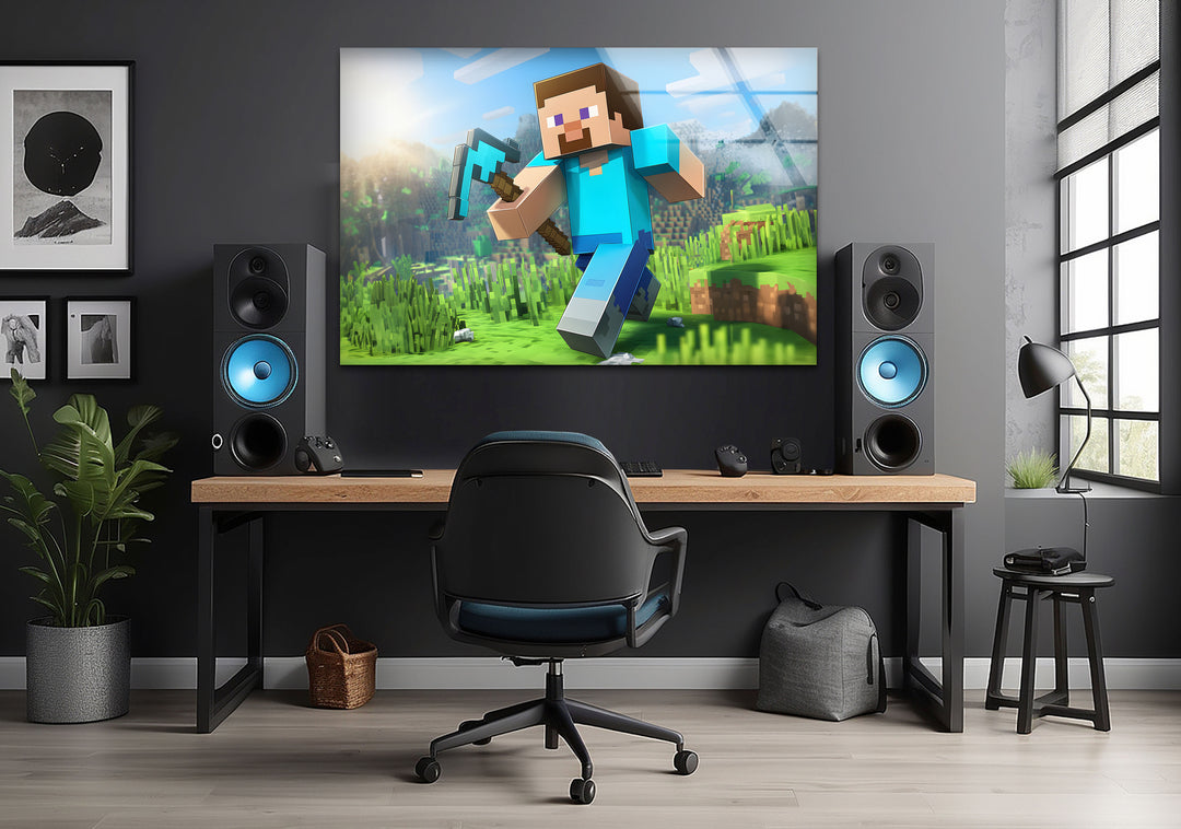 Video game art prints highlighting epic moments and characters from legendary gaming franchises
