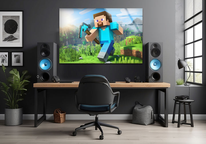 Video game art prints highlighting epic moments and characters from legendary gaming franchises
