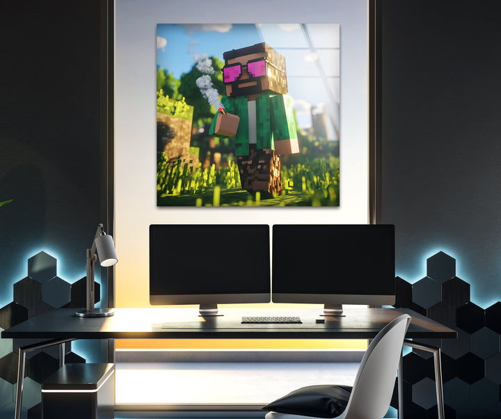 Gaming art featuring vibrant and dynamic designs inspired by iconic video games and gamer culture
