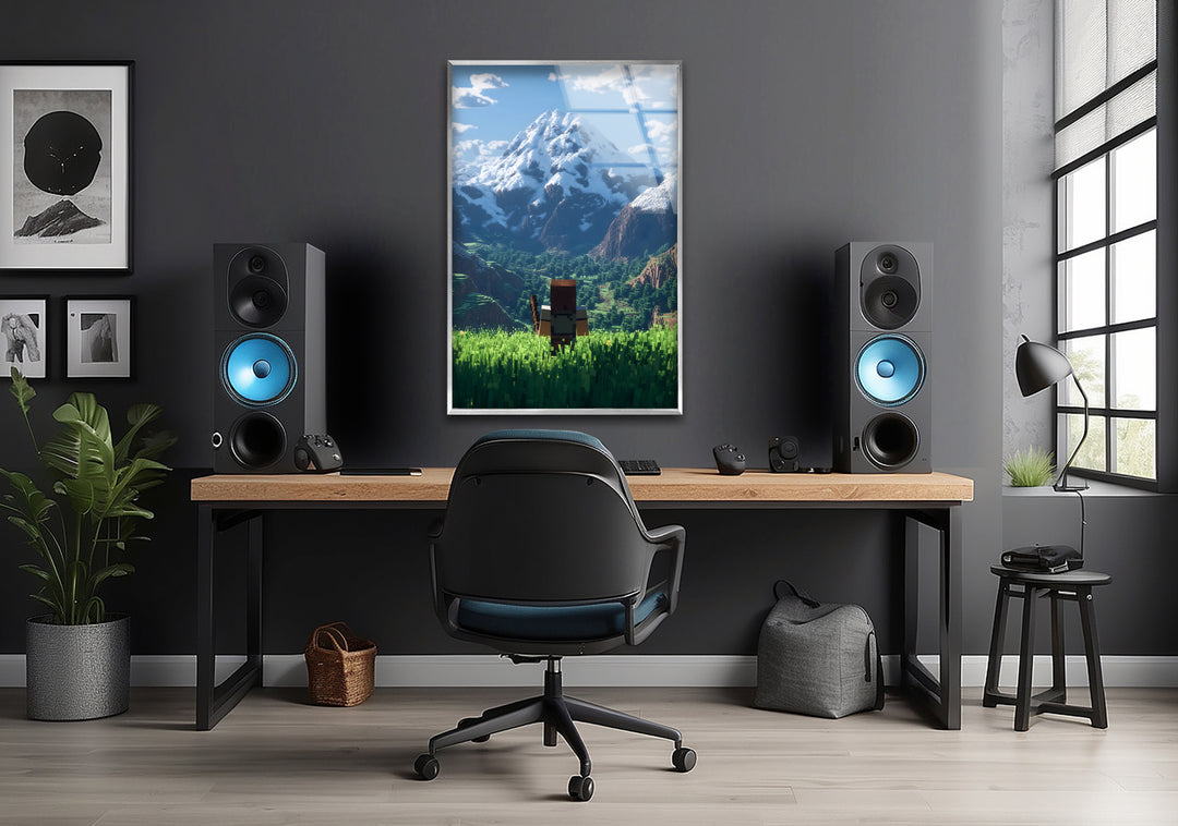 Video game art prints that showcase stunning visuals and epic scenes from popular gaming titles
