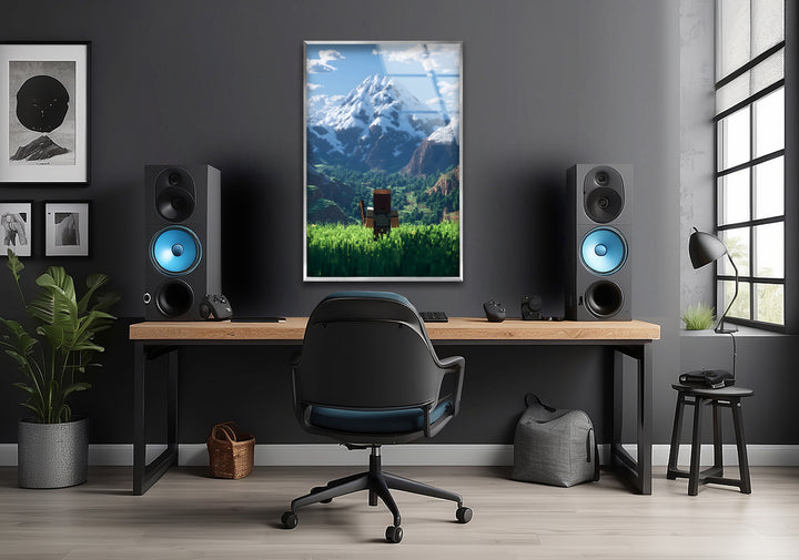 Video game art prints that showcase stunning visuals and epic scenes from popular gaming titles
