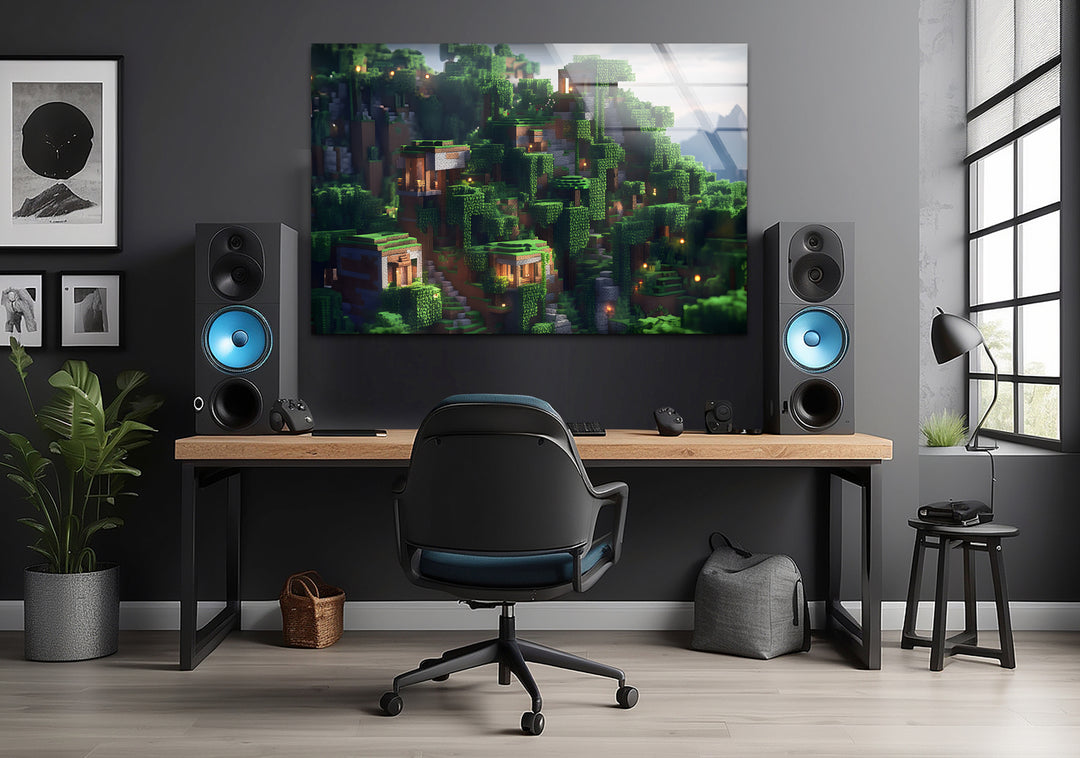 Gaming art featuring vibrant and dynamic designs inspired by iconic video games and gamer culture
