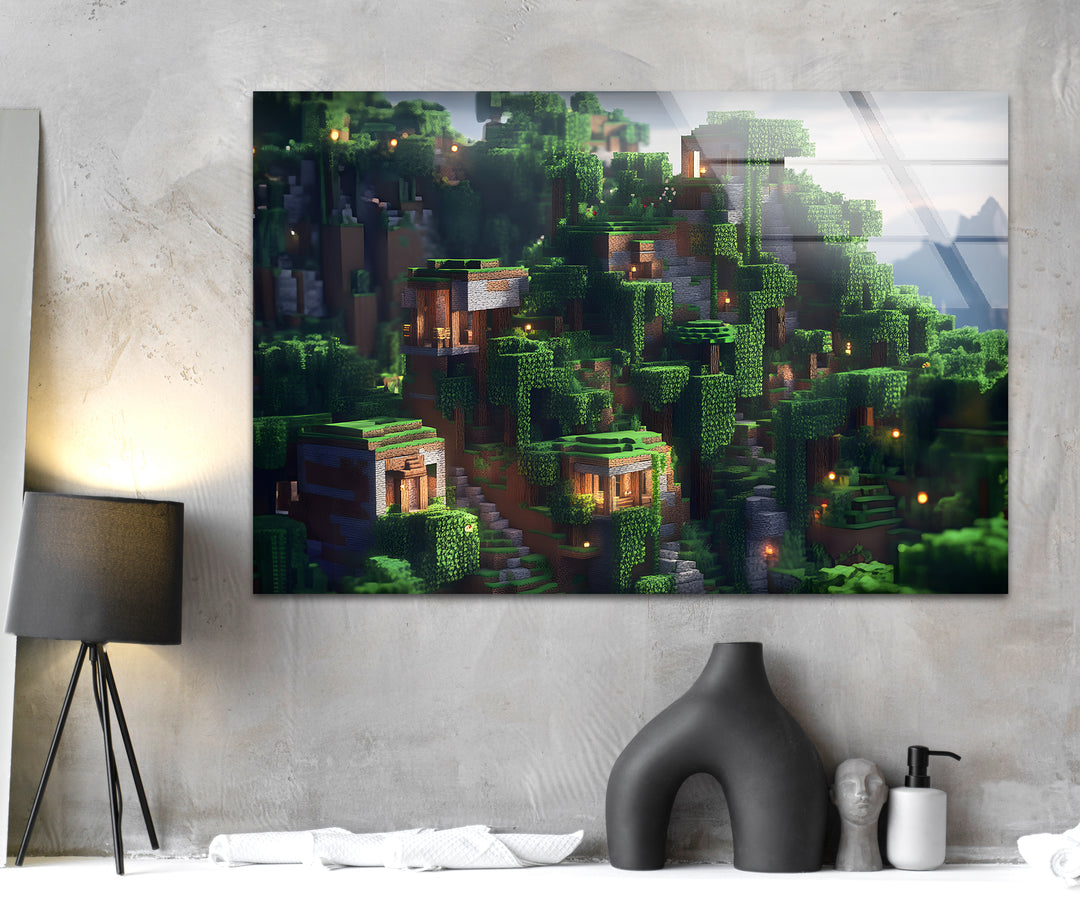 Gaming decor that brings the excitement of video games to life with bold and colorful prints
