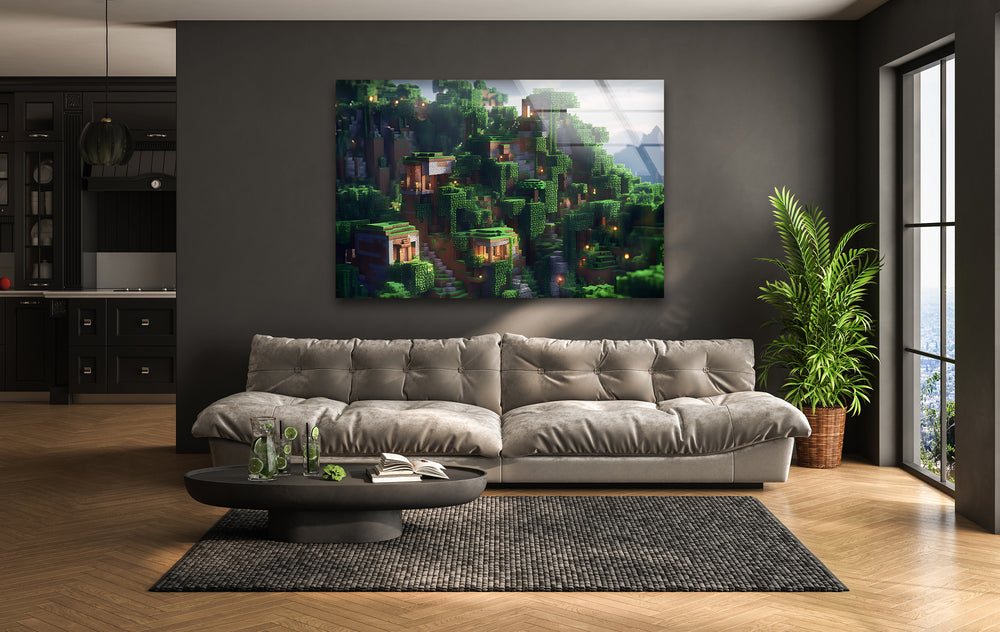 Gaming decor that combines bold colors and intricate artwork to celebrate gamer culture
