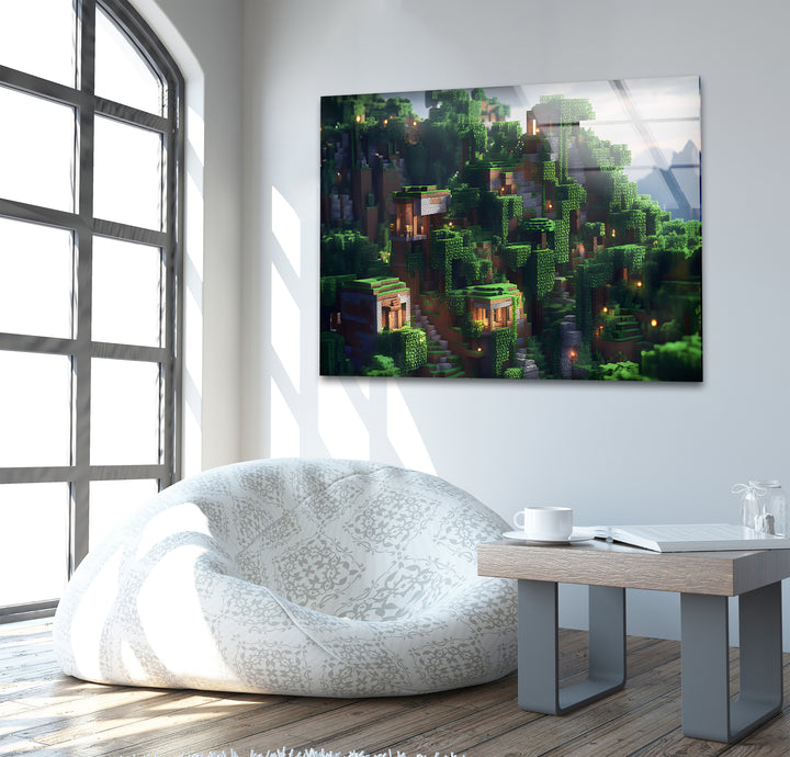 Gamer wall decor featuring unique and detailed video game art to enhance any gaming setup
