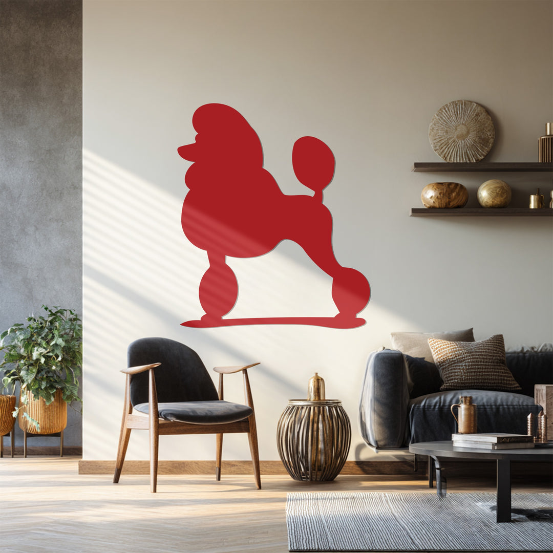 Luxury dog metal wall art perfect for pet owners