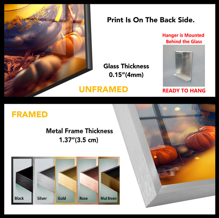 Halloween Day Witch Minion Glass Wall Art