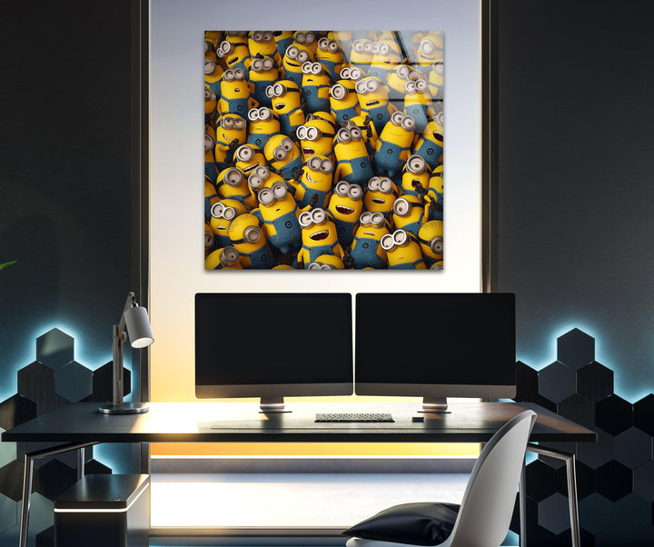 Despicable Me (Minions) Glass Wall Art glass pictures for Wall, glass prints wall art

