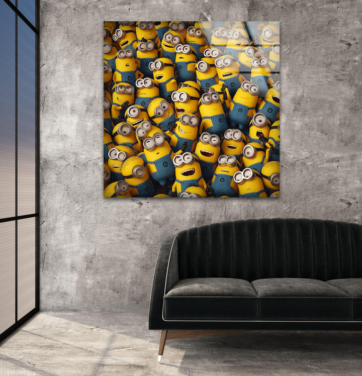 Despicable Me (Minions) Glass Wall Art large glass photo prints, glass wall photos
