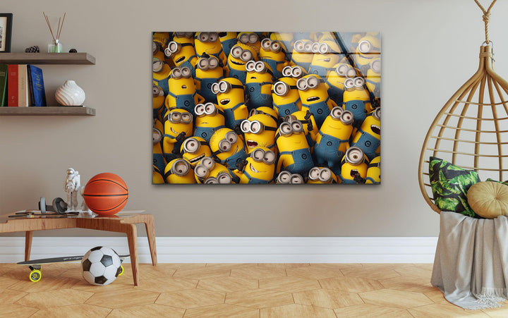 Despicable Me (Minions) Glass Wall Art glass image printing, glass prints from photos

