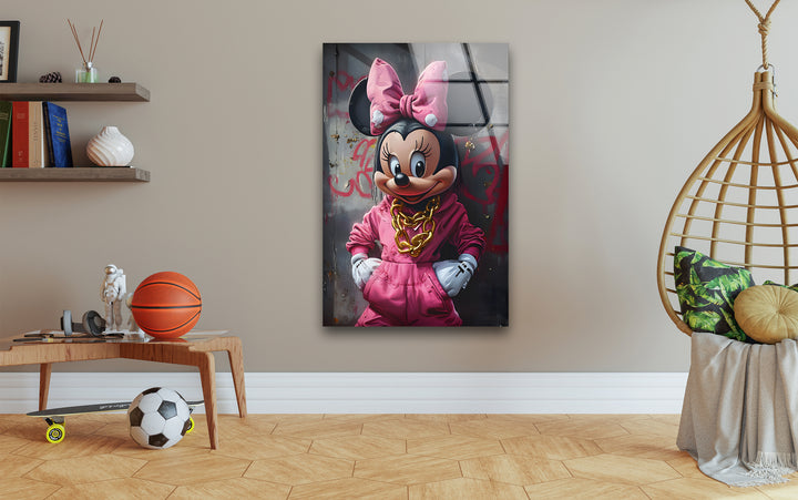 Dynamic animation art featuring a whimsical cartoon landscape bursting with colorful characters and lively energy

