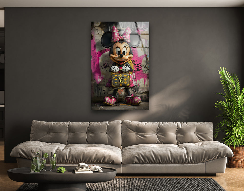 An enchanting animated art scene blending bold cartoon visuals with imaginative elements

