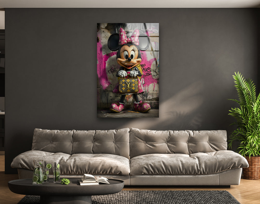 An enchanting animated art scene blending bold cartoon visuals with imaginative elements

