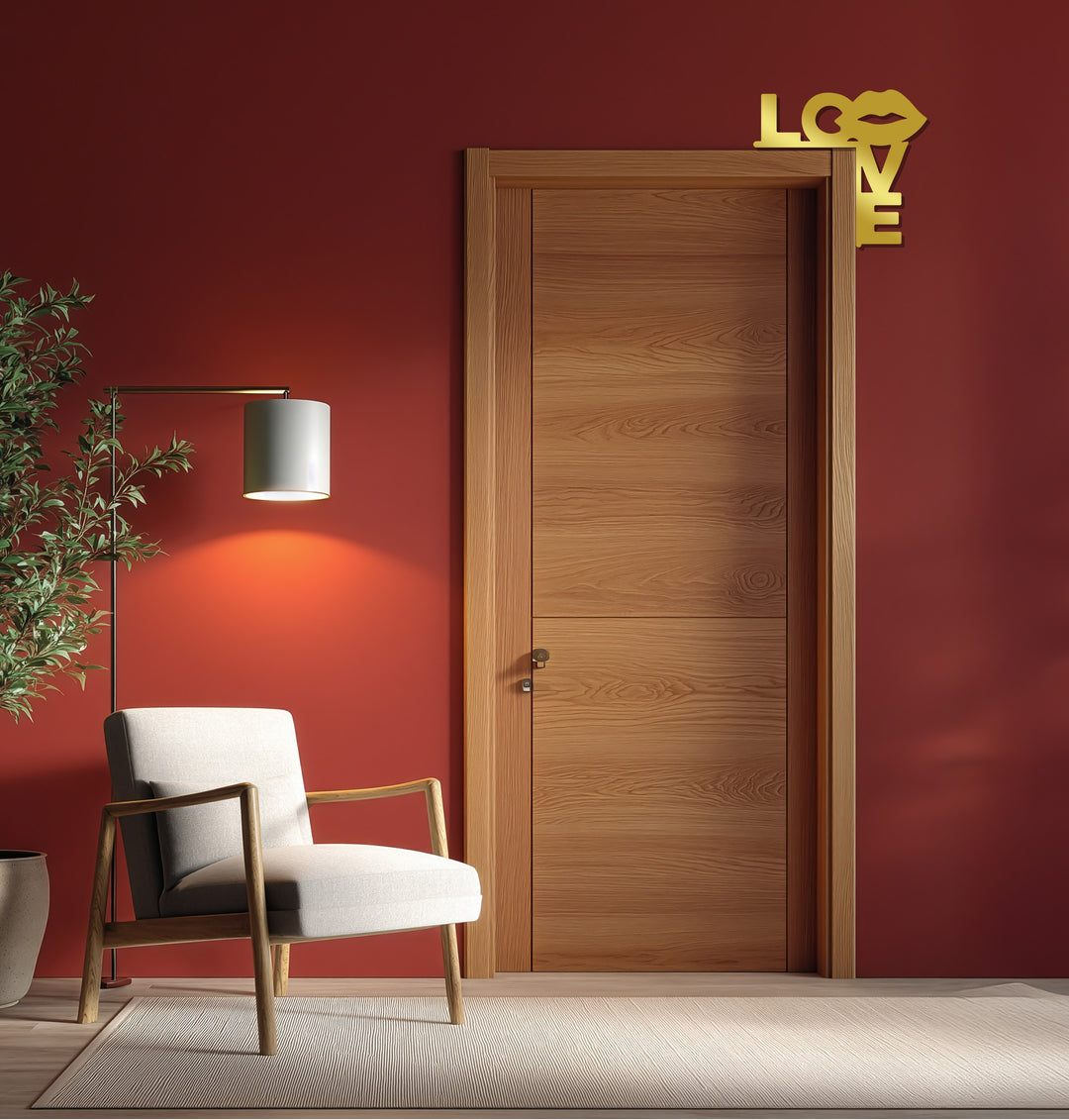 Romantic metal wall art for bedroom or living room décor