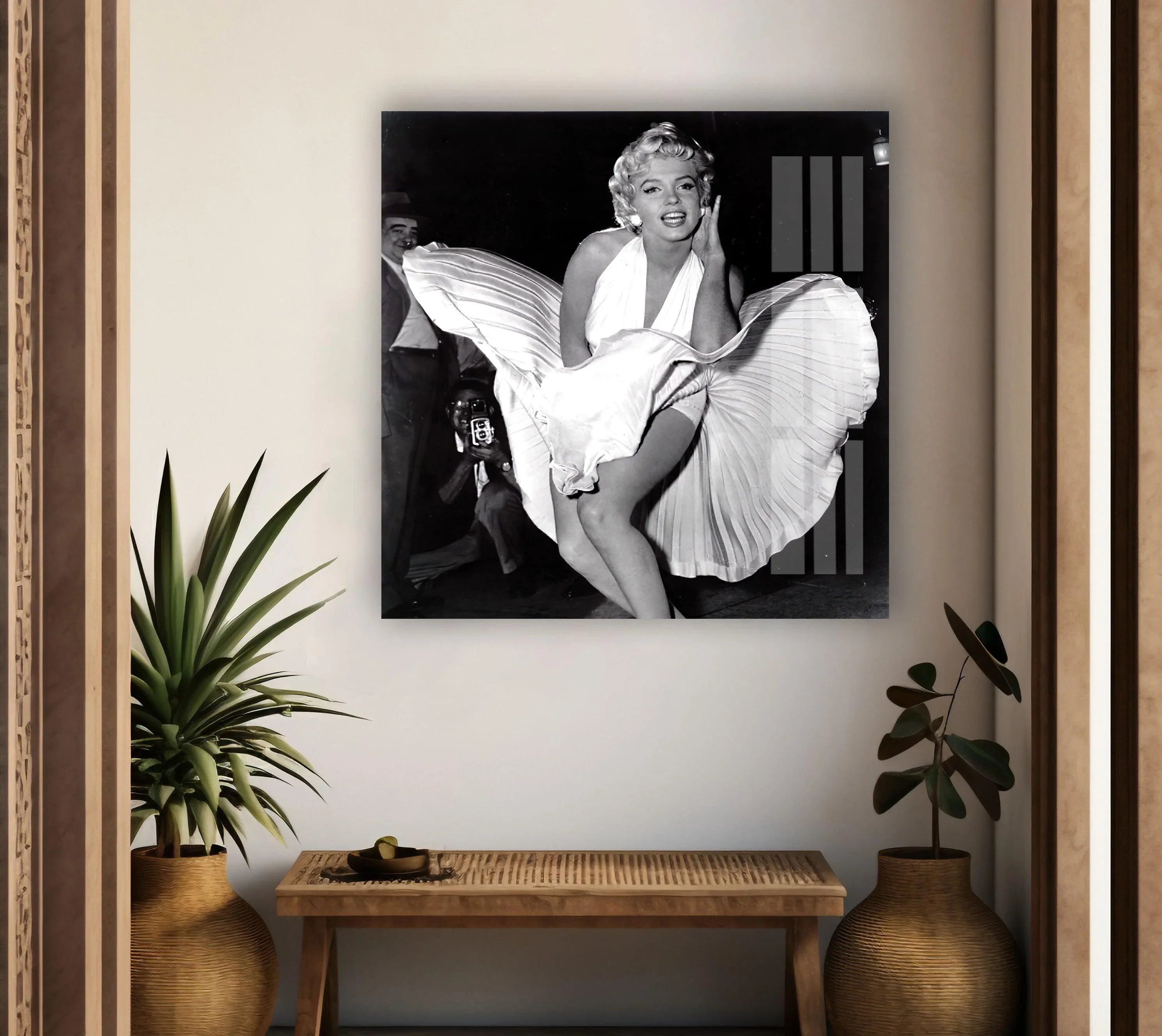 額装品/Marilyn Monroe/フォトグラフ/アート/ポスター/インテリア Marilyn Monroe Portre Wall Art – Hollywood Elegance – MyPhotoStation