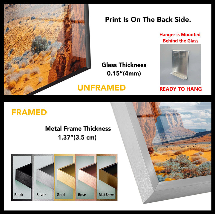 Monument Valley: A Breathtaking Southwest Landscape Glass Wall Art