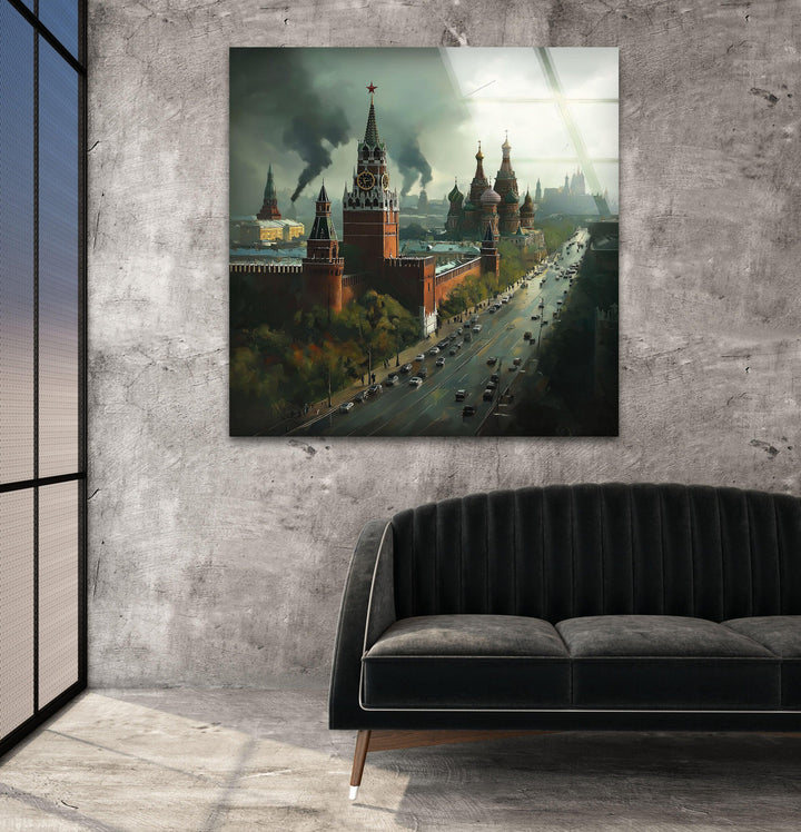 Moscow Foggy Glass Wall Art art glass wall art, glass wall art pictures
