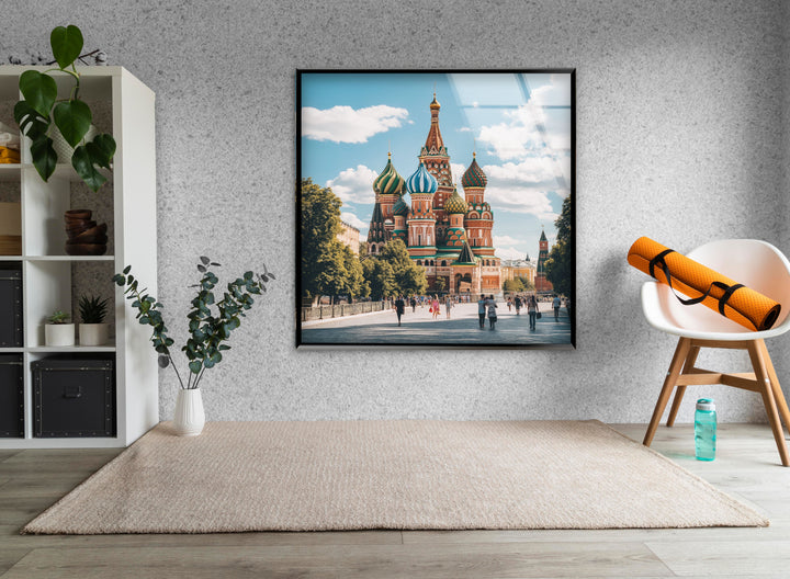 Moscow Saint Basils Glass Wall Art glass pictures for Wall, glass prints wall art

