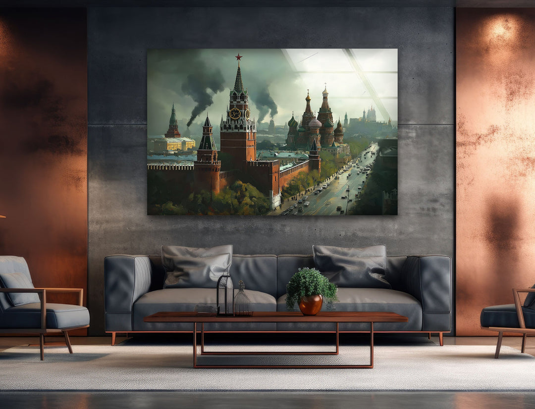 Moscow Foggy Glass Wall Art glass pictures for Wall, glass prints wall art
