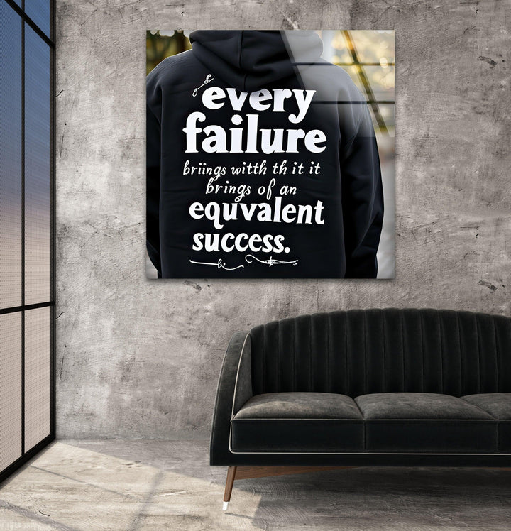 Motivational Sweatshirt Glass Wall Art glass photo prints, glass picture prints
