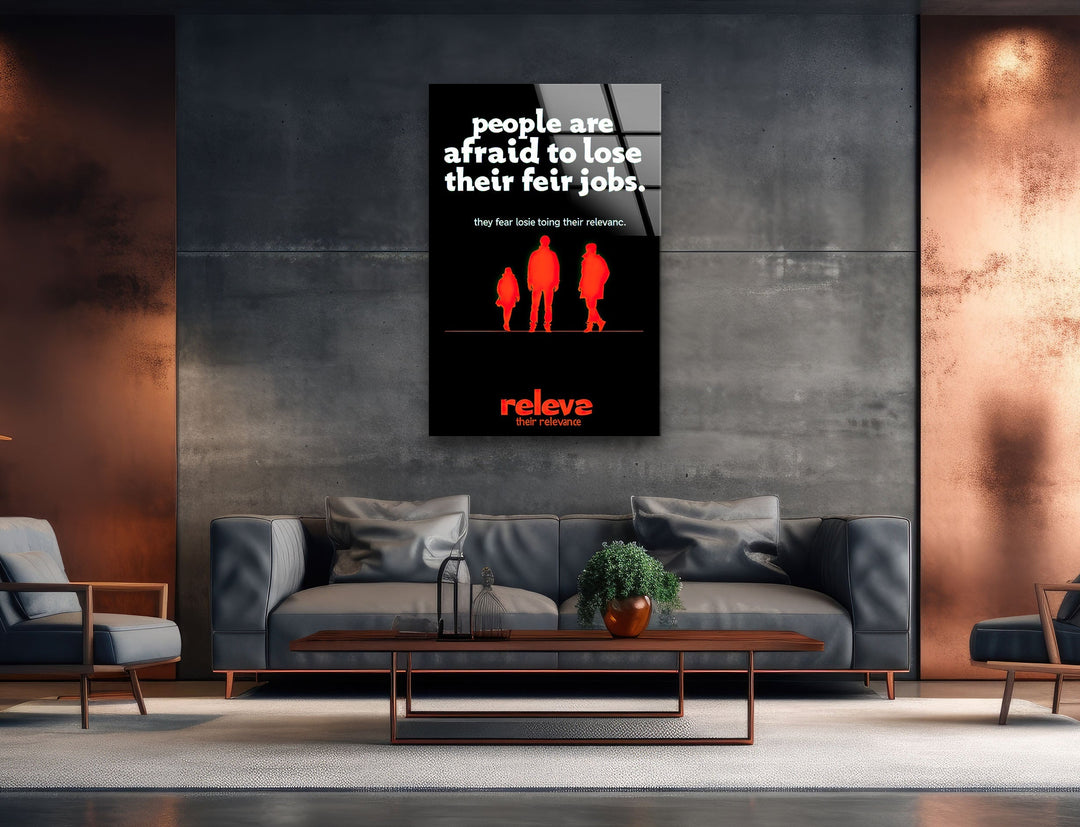 Motivational Glass Wall Art glass art painting, glass art for the Wall
