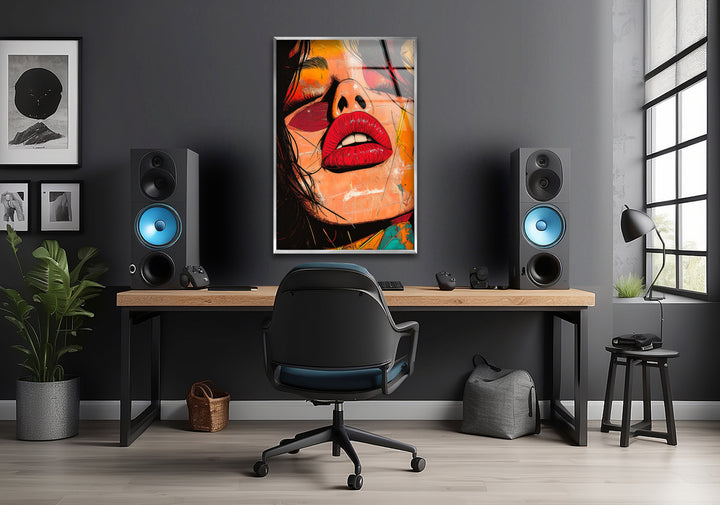 Edgy cool art with a mix of street-style graphics and urban-inspired themes

