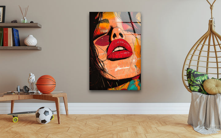 Cool art decor perfect for creating a bold and stylish atmosphere in any room
