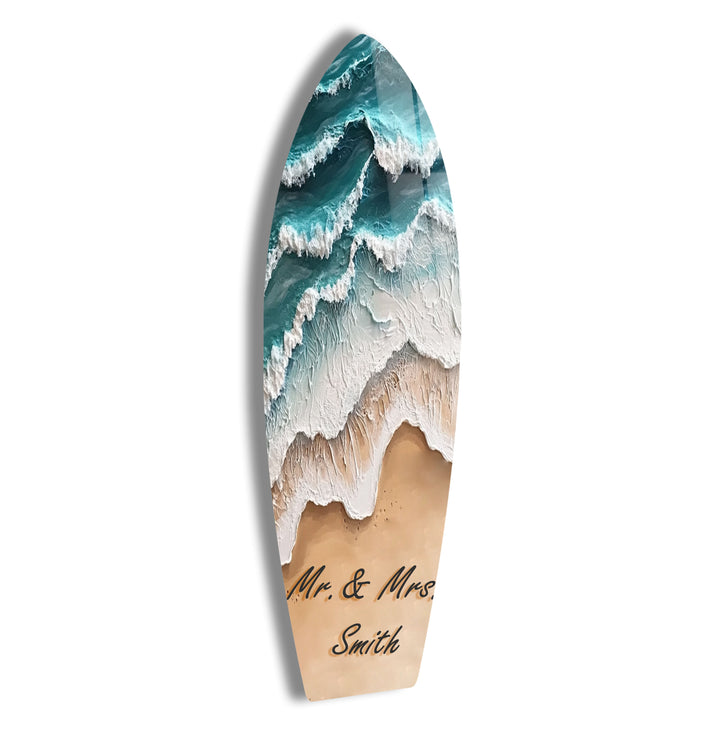 Persönlich angepasste Surfbrett-Wandkunst