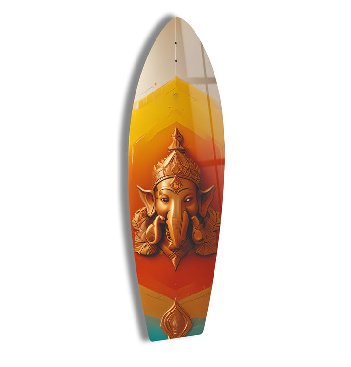 Hindi Buddha Surfboard Wall Art