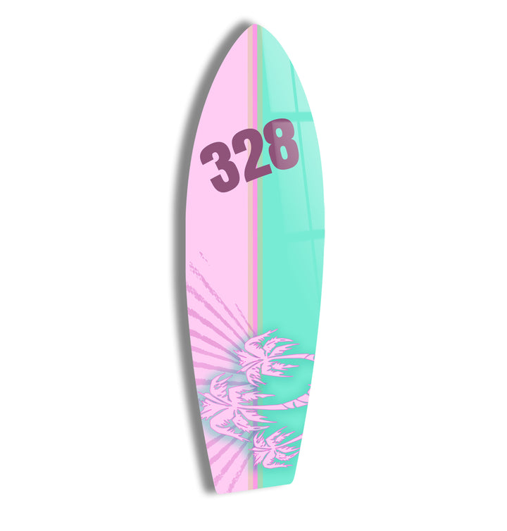 Anpassbare Surfbrett-Wandkunst